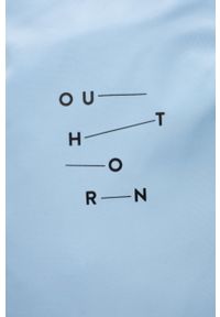 outhorn - Outhorn plecak damski duży z nadrukiem. Kolor: niebieski. Wzór: nadruk