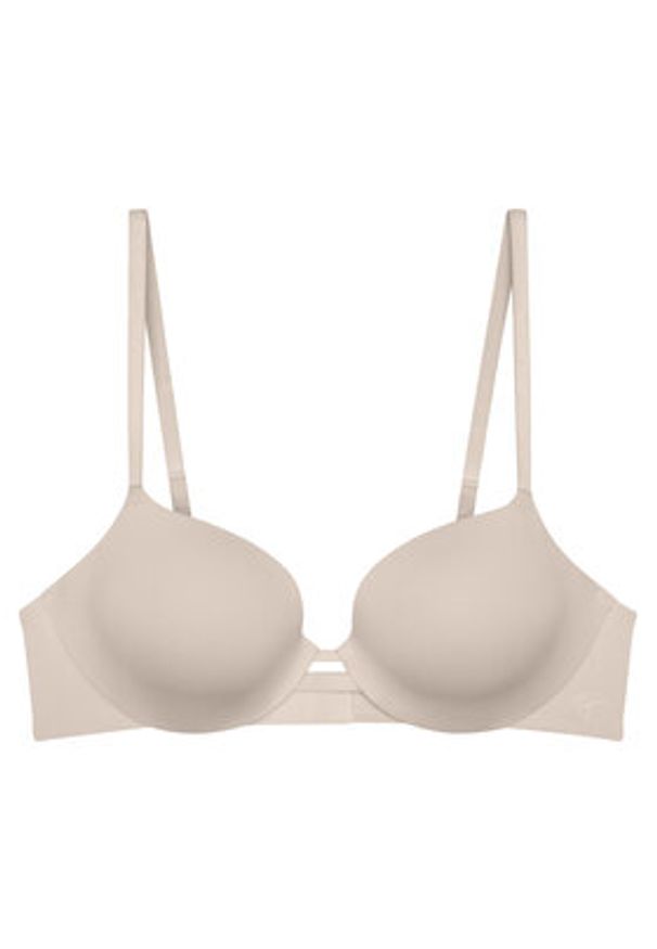 Triumph Biustonosz z fiszbiną Body Make-Up Illusion 10226400 Beżowy. Kolor: beżowy. Materiał: syntetyk