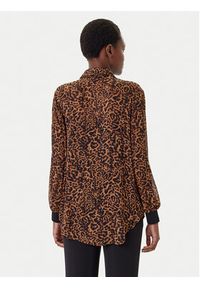 DKNY Koszula P43A8FXZ Brązowy Regular Fit. Kolor: brązowy. Materiał: syntetyk #2