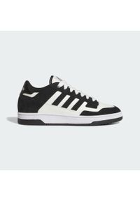 Adidas - Buty Rapid Court Low. Wysokość cholewki: przed kostkę. Kolor: czarny, biały, wielokolorowy. Sport: turystyka piesza