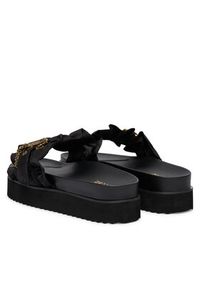 Versace Jeans Couture Klapki 80VA3SM5 Czarny. Kolor: czarny. Materiał: materiał #4