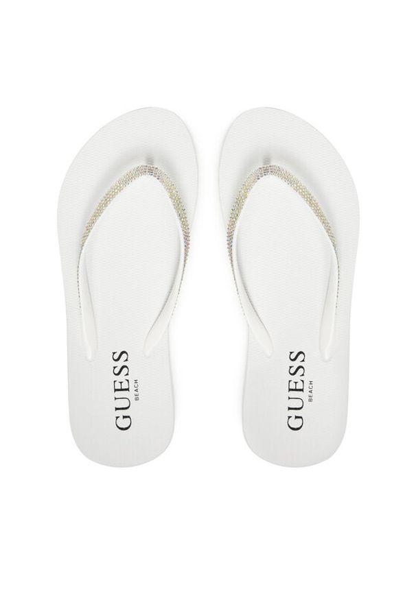 Guess Japonki E5GZ05BB00F Biały. Kolor: biały. Materiał: syntetyk