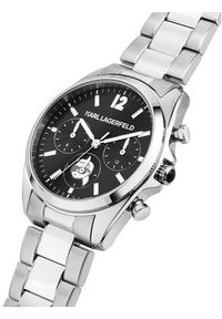 Karl Lagerfeld - KARL LAGERFELD Zegarek R0553101504 Srebrny. Kolor: srebrny #4
