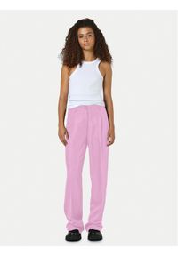 Noisy may - Noisy May Spodnie materiałowe Debbie 27029240 Różowy Regular Fit. Kolor: różowy. Materiał: syntetyk #1