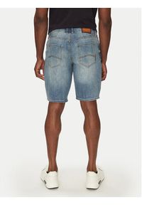Armani Exchange Szorty jeansowe XM000073 AF13331 MB001 Niebieski Slim Fit. Kolor: niebieski. Materiał: bawełna