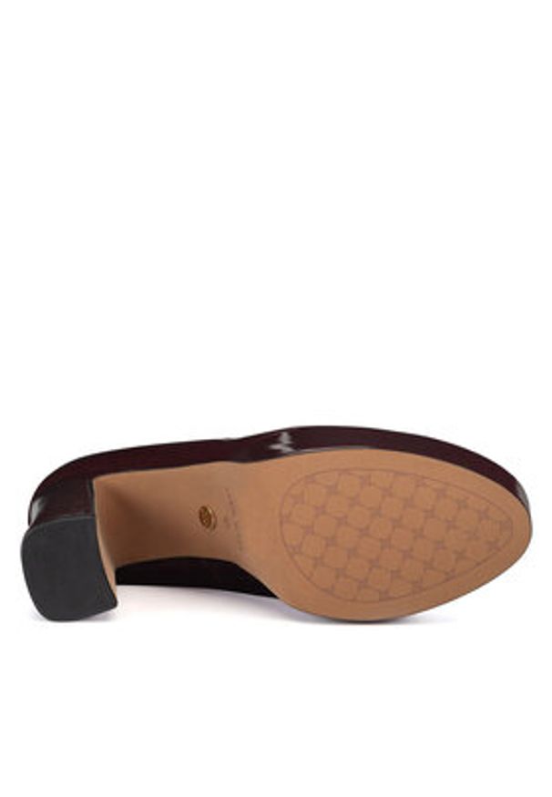 Nine West Czółenka WFA3040-1 Bordowy. Kolor: czerwony. Materiał: materiał