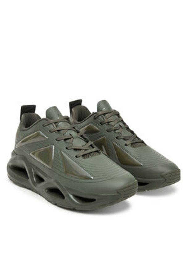 EA7 Emporio Armani Sneakersy 7X000354 AF18835 M7091 Zielony. Kolor: zielony. Materiał: skóra