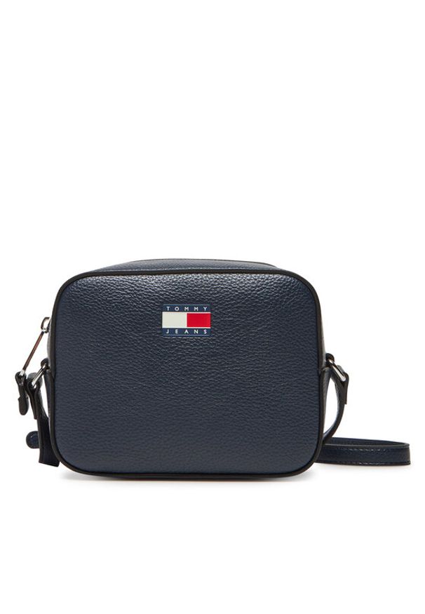 Tommy Jeans Torebka Tjw Must Camera Bag AW0AW17543 Granatowy. Kolor: niebieski. Materiał: skórzane