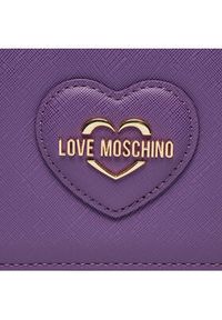 Love Moschino - LOVE MOSCHINO Torebka JC4268PP0IKL0650 Fioletowy. Kolor: fioletowy. Materiał: skórzane #5