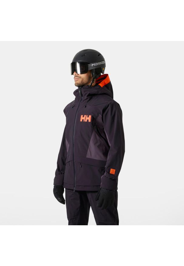 Kurtka narciarska Helly Hansen Sogn Tinden. Kolor: fioletowy. Sezon: zima. Sport: narciarstwo