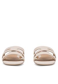 Nine West Klapki 123AL1207-1 Beżowy. Kolor: beżowy. Materiał: skóra #7