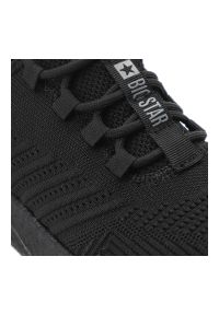 Big-Star - Sneakersy damskie Big Star, cholewka z materiału dopasowujące do stopy miękka wyściółka komfortowa wkładka lekka amortyzująca podeszwa, czarne, UU274. Okazja: na spacer, na co dzień. Kolor: czarny. Materiał: materiał. Szerokość cholewki: normalna. Sport: turystyka piesza #2