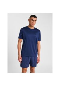 Koszulka Hummel Pulse. Kolor: niebieski, wielokolorowy, zielony. Sport: fitness #1