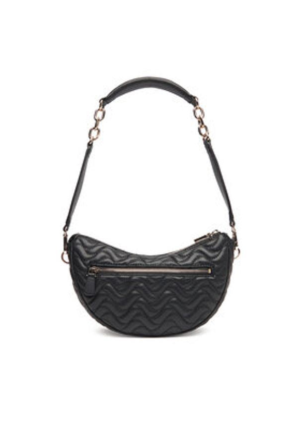 Guess Torebka Melisandra HWQG96 53180 Czarny. Kolor: czarny. Materiał: skórzane