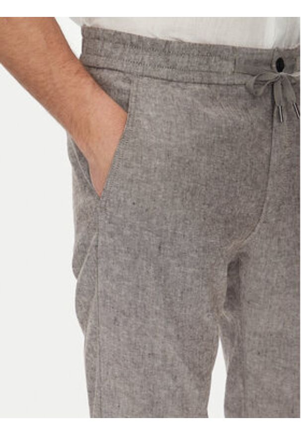 BOSS Spodnie materiałowe Sanderson-L 50536881 Brązowy Regular Fit. Kolor: brązowy. Materiał: syntetyk