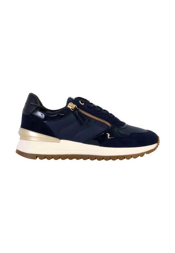 Tenisówki Geox Model D Desya Kolor Niebieski. Kolor: niebieski. Materiał: tkanina