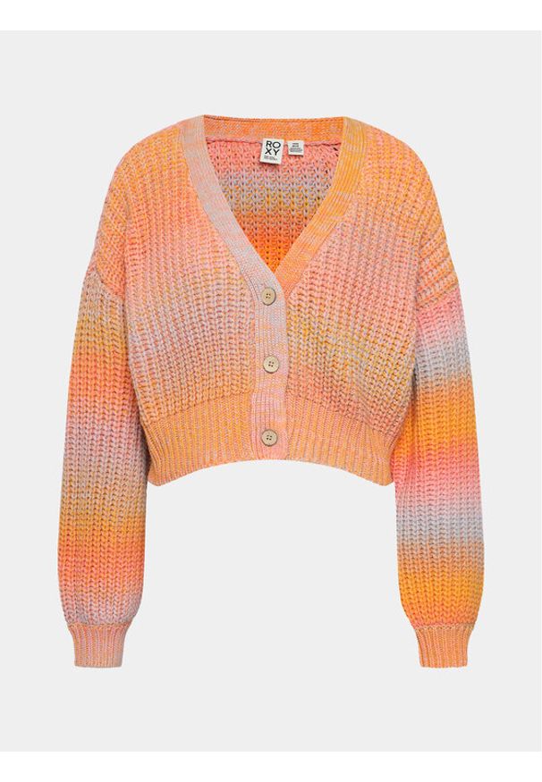 Roxy Kardigan Sundaze Sweater Swtr ARJSW03307 Różowy Regular Fit. Kolor: różowy. Materiał: syntetyk