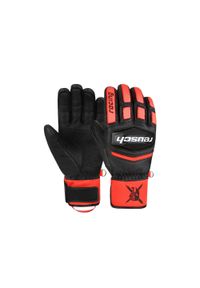Rękawice narciarskie Reusch Worldcup Warrior Team. Kolor: czerwony, wielokolorowy, czarny. Sezon: zima. Sport: narciarstwo #1