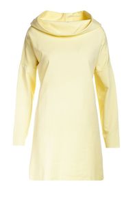 Renee - Żółta Sukienka Kallilis. Kolor: żółty. Długość rękawa: długi rękaw. Typ sukienki: oversize #5