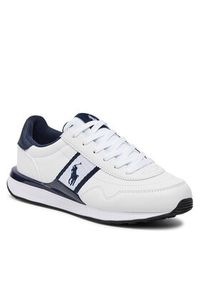 Polo Ralph Lauren Sneakersy RL00606100 J Biały. Kolor: biały. Materiał: skóra