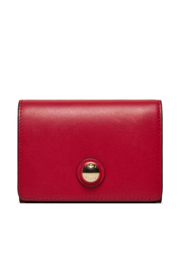 Furla Mały Portfel Damski Sfera M Compact Wallet WP00442 AX0733 2673S Czerwony. Kolor: czerwony. Materiał: skóra