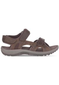 Sandały Trekkingowe Męskie Merrell Sandspur 2 Convert. Kolor: brązowy. Materiał: nubuk, skóra. Sport: turystyka piesza