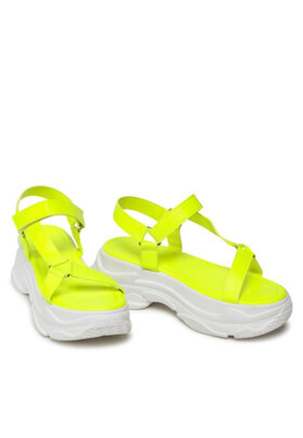 Jenny Fairy Sandały AJA0924-12 Zielony. Kolor: zielony. Materiał: skóra