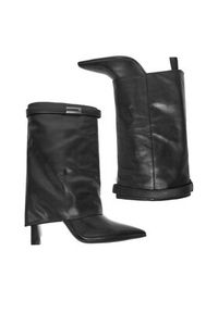Eva Minge Botki EO-DULCE-GLC8537C-8.5-722-2 Czarny. Kolor: czarny. Materiał: skóra #4