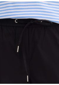 bonprix - Spodnie 3/4 z wiązanym paskiem. Kolor: czarny #3