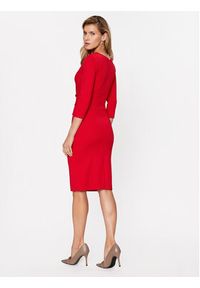 Rinascimento Sukienka codzienna CFC0114859003 Czerwony Regular Fit. Okazja: na co dzień. Kolor: czerwony. Materiał: syntetyk. Typ sukienki: proste. Styl: casual #2