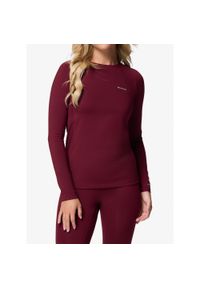 columbia - Bluza termoaktywna damska Columbia Midweight Stretch. Kolor: czerwony. Długość rękawa: długi rękaw #1