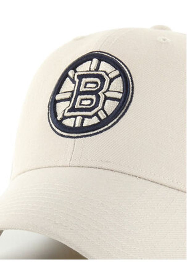 47 Brand Czapka z daszkiem NHL Boston Bruins '47 MVP H-MVPSP01WBP Beżowy. Kolor: beżowy. Materiał: materiał, akryl