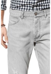 Wrangler - WRANGLER SPODNIE MĘSKIE SLIDER ICY GREY W18RRJ28C 112127392 #7