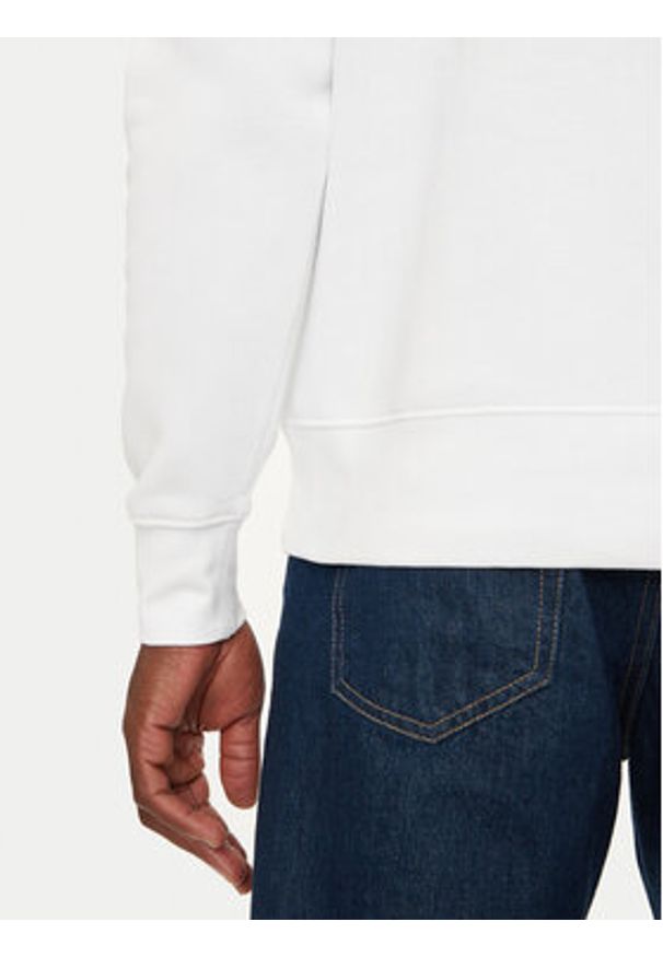 TOMMY HILFIGER - Tommy Hilfiger Bluza MW0MW35541 Biały Regular Fit. Kolor: biały. Materiał: bawełna