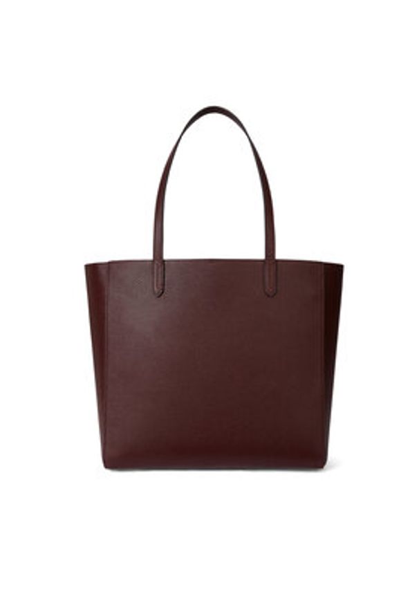 Lauren Ralph Lauren - LAUREN RALPH LAUREN Torebka Large Cameryn 431960183010 Bordowy. Kolor: czerwony. Materiał: skórzane