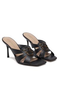 Pinko - PINKO Klapki Lisa 04 SD0311 P003 Czarny. Kolor: czarny. Materiał: skóra #3
