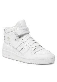 Adidas - adidas Sneakersy Forum Mid J FZ2086 Biały. Kolor: biały. Materiał: skóra #5
