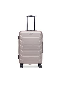 Gino Rossi - Walizka średnia GINO ROSSI. Kolor: złoty #1