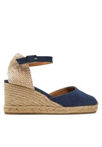 Castañer Espadryle Carol/6/002 021655 Niebieski. Kolor: niebieski. Materiał: materiał