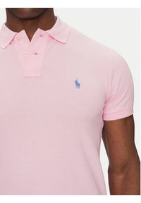 Polo Ralph Lauren Polo Core Replen 710795080 Różowy Slim Fit. Typ kołnierza: polo. Kolor: różowy. Materiał: bawełna