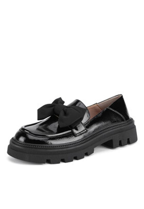 DeeZee Loafersy TYA56-J128 Czarny. Kolor: czarny. Materiał: materiał, syntetyk
