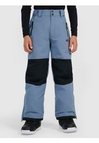 4f - 4F Spodnie snowboardowe membrana 10000 chłopięce - granatowe 152 (11-12 lat). Kolor: niebieski. Materiał: poliester, materiał. Sezon: lato. Sport: snowboard #2