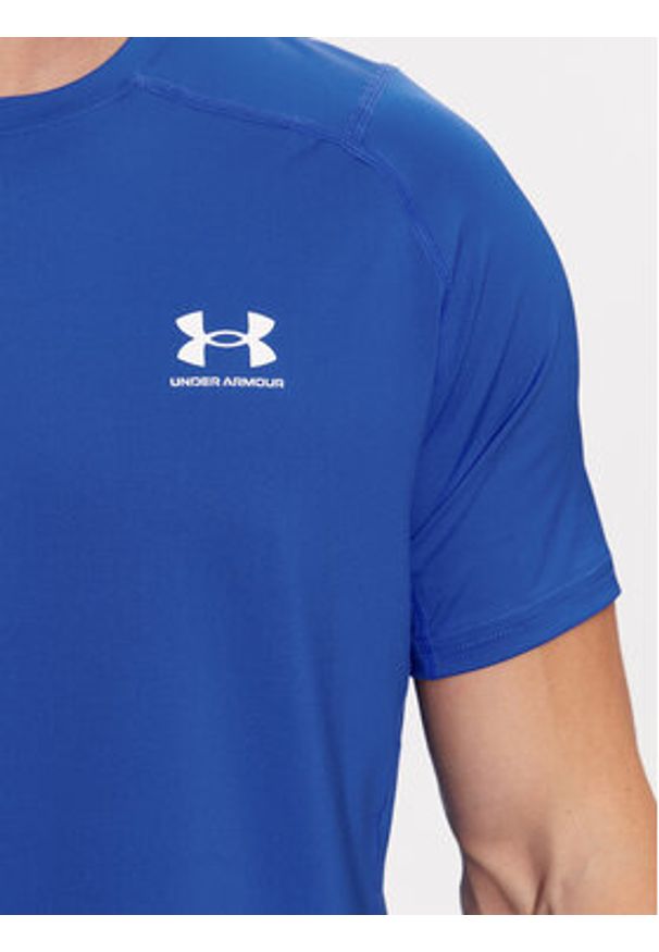 Under Armour T-Shirt Ua Hg Armour Fitted Ss 1361683 Niebieski Fitted Fit. Kolor: niebieski. Materiał: syntetyk