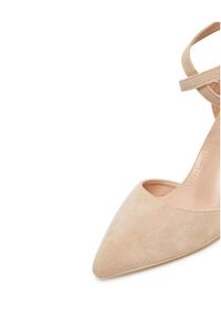 DeeZee Czółenka DZ0068 Beżowy. Kolor: beżowy. Materiał: materiał