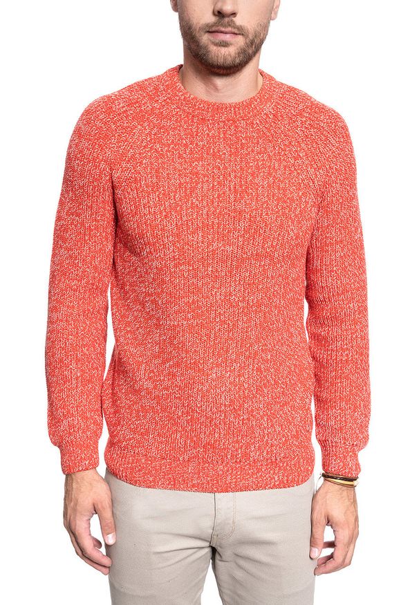 Mustang - SWETER MĘSKI MUSTANG EMIL C MOULINE 1009132 7179