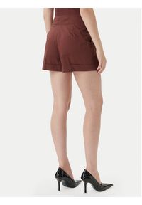 Patrizia Pepe Szorty materiałowe 2P1751/A9B9-B887 Brązowy ciemny Regular Fit. Kolor: brązowy. Materiał: bawełna #2