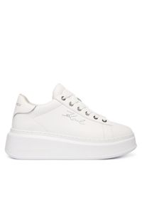 Karl Lagerfeld - KARL LAGERFELD Sneakersy Anakapri KL63518A Biały. Kolor: biały. Materiał: skóra #1