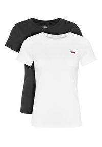 Levi's® Komplet 2 t-shirtów Essential 004AO-0000 Kolorowy Slim Fit. Materiał: bawełna. Wzór: kolorowy