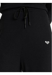 Roxy Spodnie dresowe Rise & Vibe New Rib ERJNP03673 Czarny Relaxed Fit. Kolor: czarny. Materiał: wiskoza #2