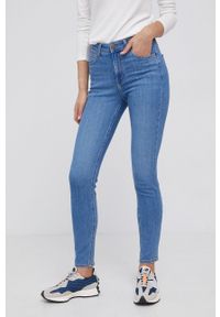 Lee jeansy Scarlett High Mid Lina damskie high waist. Stan: podwyższony. Kolor: niebieski #1